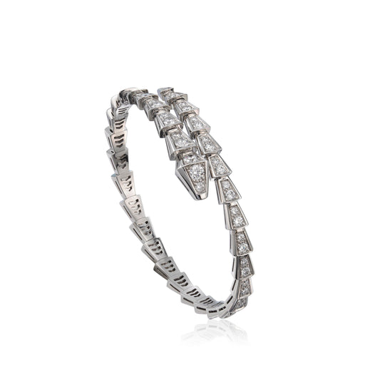 [Rosla Jewelry]SERPENTI BRACELET 6MM SILVER DIAMOND