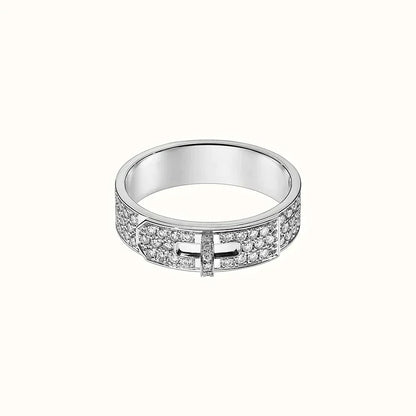 [Rosla Jewelry]KELLY SILVER DIAMOND RING