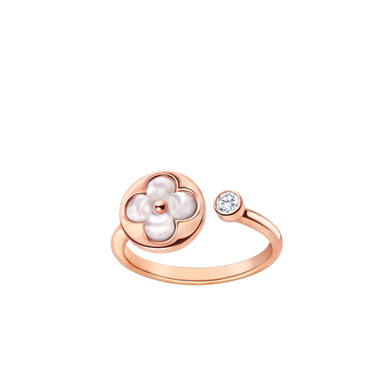 [Rosla Jewelry]SUN 1 DIAMOND PINK MOP RING